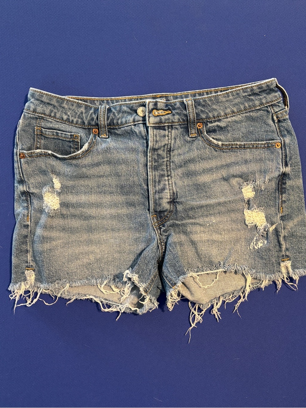 Old Navy OG straight High-Rise sz 12, 3” inseam like new.